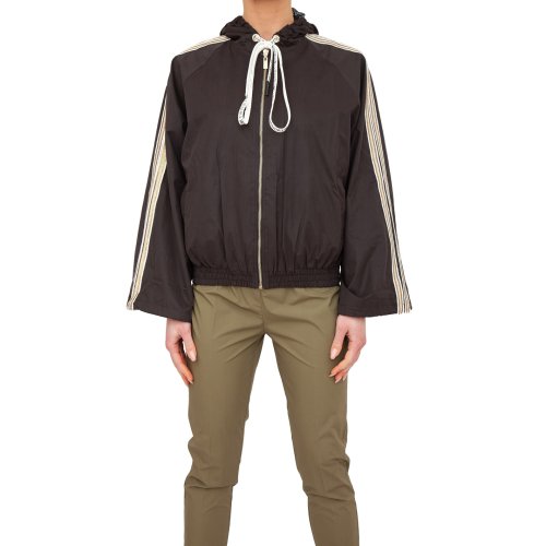 Женская куртка TWIN-SET BOMBER NERO