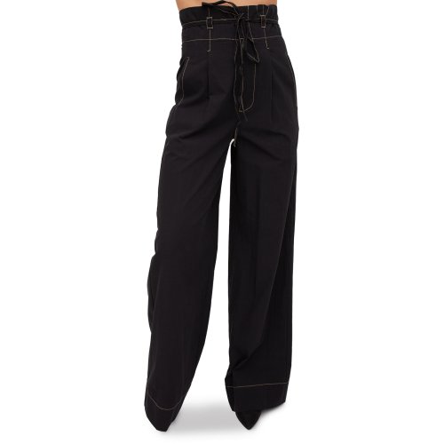 Женские повседневные брюки TWIN-SET PANTALONE NERO