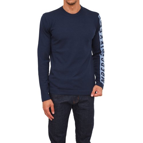 Чоловічий светр BIKKEMBERGS MAGLIA BLU