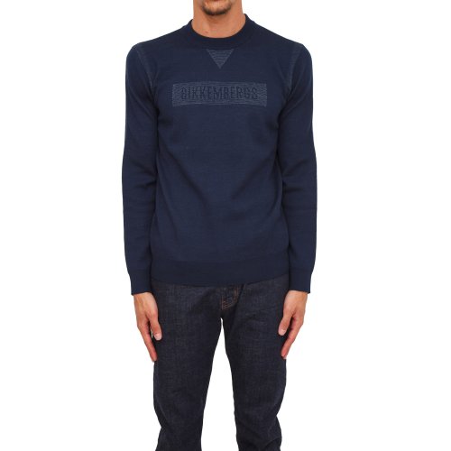 Мужской свитер BIKKEMBERGS MAGLIA BLU