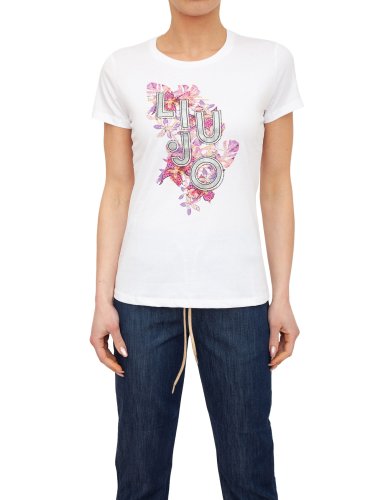 Жіноча футболка LIU JO  ECS T-SHIRT MODA M/C BIANCO