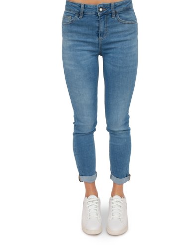 Женские джинсы LIU JO ECS B.UP PARFAIT MONROE REG.W. BLU DENIM