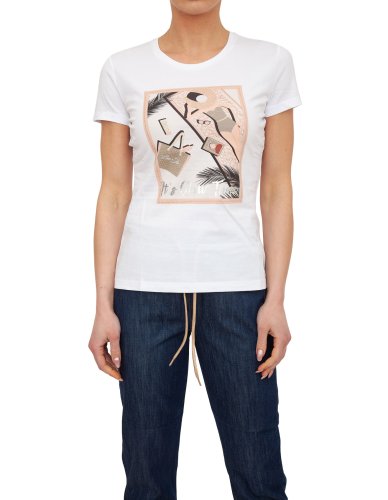 Жіноча футболка LIU JO T-SHIRT MODA M/C BIANCO