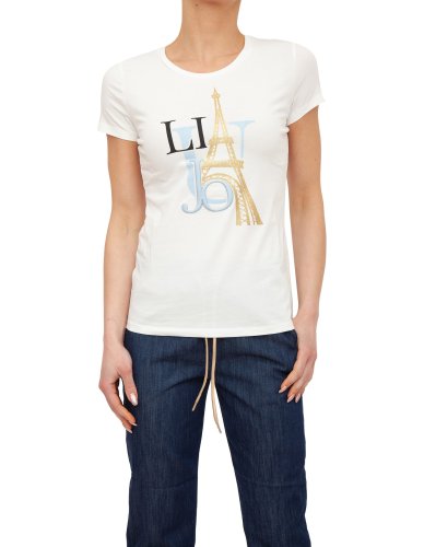 Женская футболка LIU JO ECS T-SHIRT M/C BIANCO
