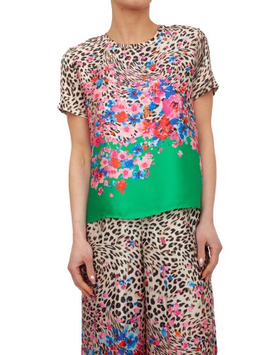 Женская блузка LIU JO TUNICA TS NAV ANIMALIER