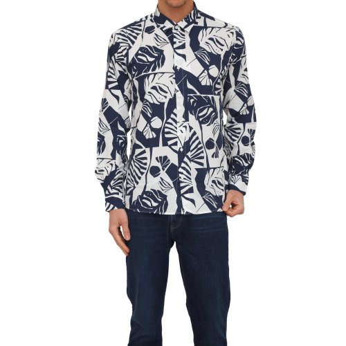 Мужская рубашка с длинным рукавом ANTONY MORATO CAMICIA BLU