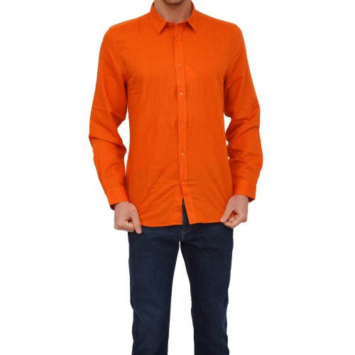 Мужская рубашка с длинным рукавом ANTONY MORATO CAMICIA ARANCIONE