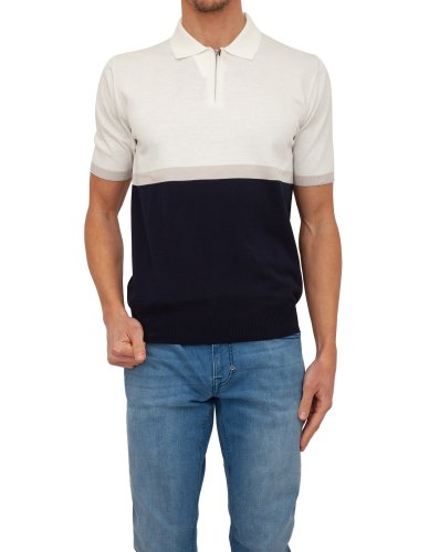 Мужское поло ELEVENTY POLO SWEATER BICOLOR