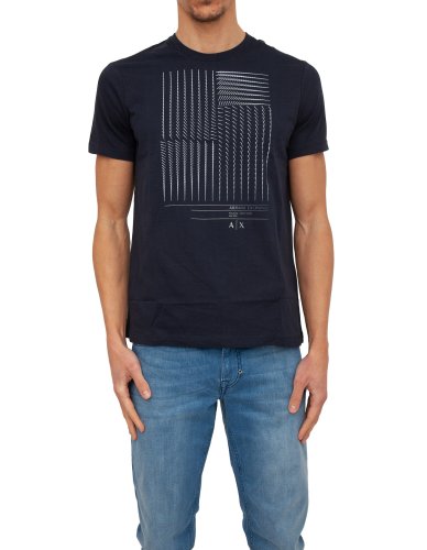 Чоловіча футболка  ARMANI EXCHANGE T-SHIRT BLU