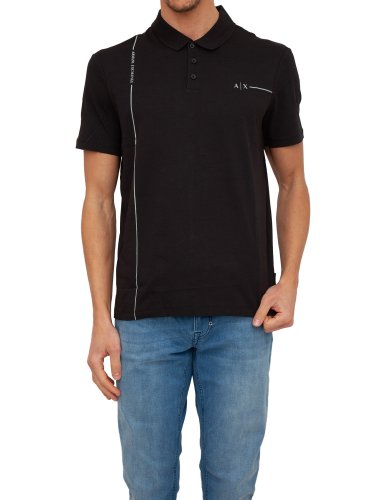 Чоловіче поло ARMANI EXCHANGE  POLO SHIRT NERO