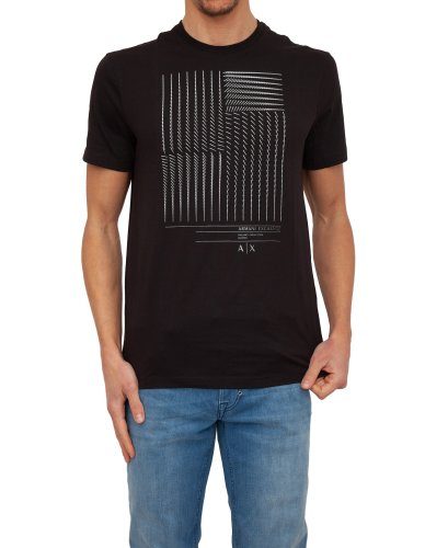 Чоловіча футболка  ARMANI EXCHANGE T-SHIRT NERO