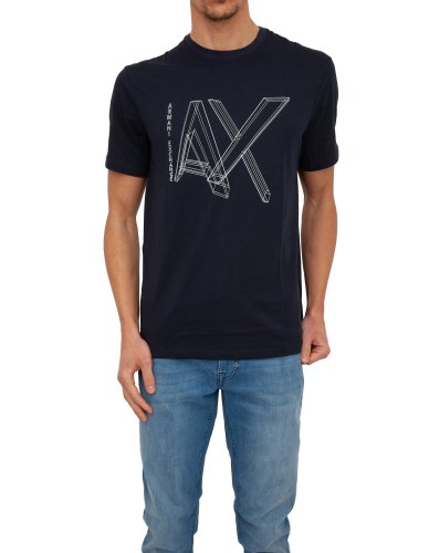 Чоловіча футболка  ARMANI EXCHANGE T-SHIRT BLU