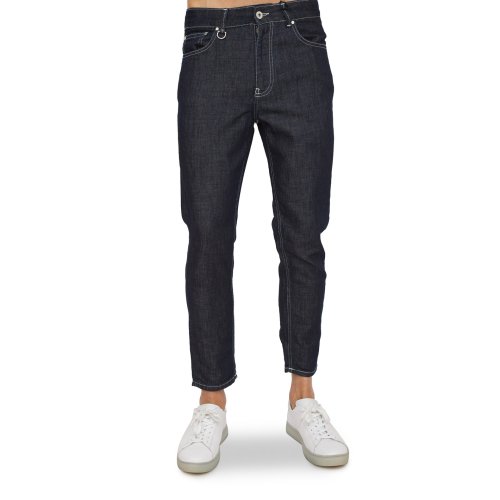 Чоловічі джинси PAOLO PECORA Pantalone 5 Tasche BLU DENIM