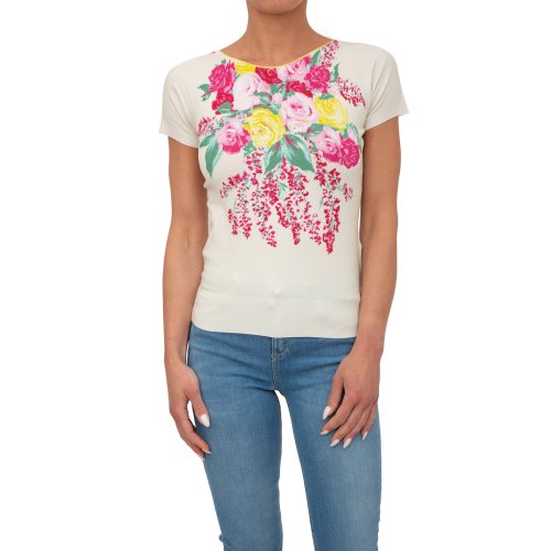 Жіноча футболка BLUGIRL MAGLIA CHIUSA M/L FANTASIA