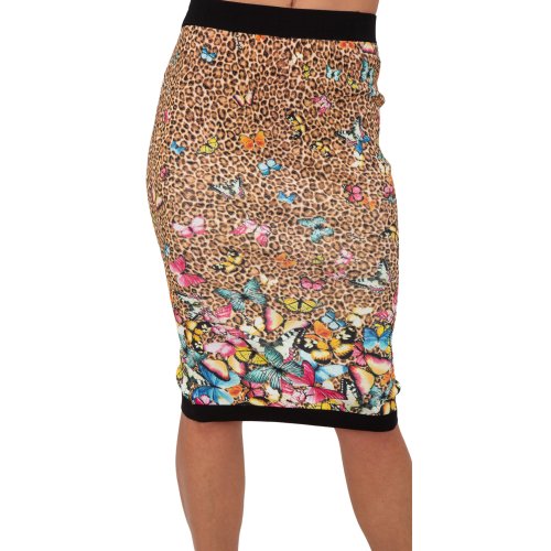 Довга спідниця BLUGIRL GONNA MAGLIA ANIMALIER