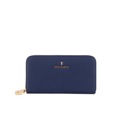 Женский кошелек TRUSSARDI LILY ZIP AROUND BLU