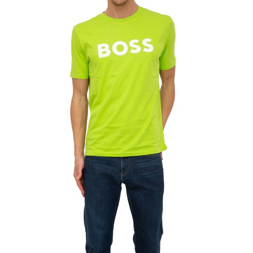 Чоловіча футболка HUGO BOSS  Jersey VERDE