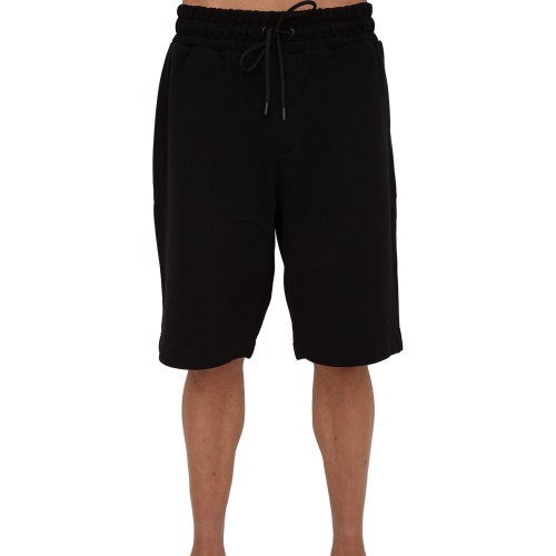Чоловічі спортивні шорти TRUSSARDI BERMUDA COTTON FLEECE MEDIUM WEIGHT NERO