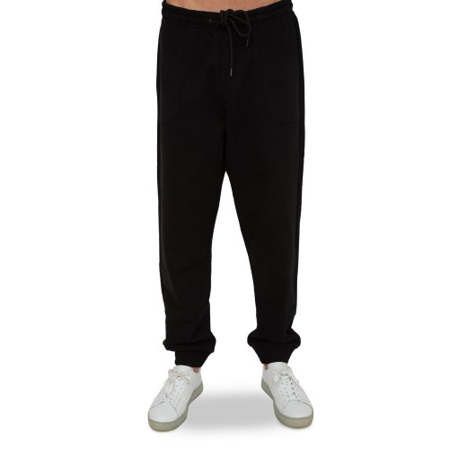 Мужские спортивные штаны TRUSSARDI  TROUSERS JOGGING COTTON FLEECE MEDIUM WEIGHT NERO