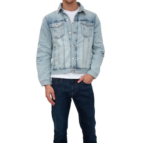Мужская куртка ARMANI EXCHANGE BLOUSON JACKET BLU DENIM
