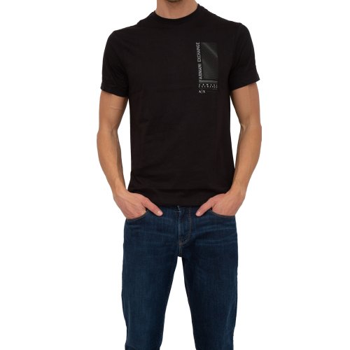 Чоловіча футболка  ARMANI EXCHANGE T-SHIRT NERO
