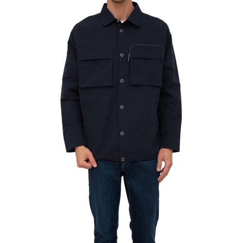 Мужская рубашка с длинным рукавом EMPORIO ARMANI  SHIRT BLU
