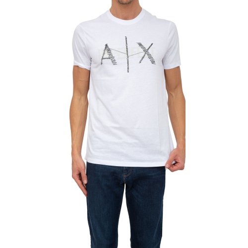 Чоловіча футболка  ARMANI EXCHANGE T-SHIRT BIANCO