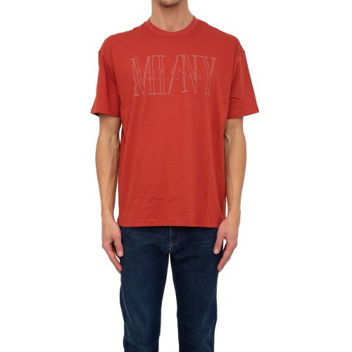 Чоловіча футболка  ARMANI EXCHANGE T-SHIRT ROSSO