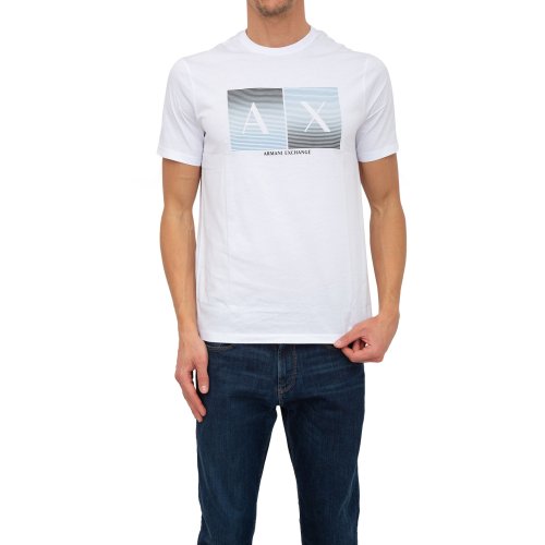 Чоловіча футболка  ARMANI EXCHANGE T-SHIRT BIANCO