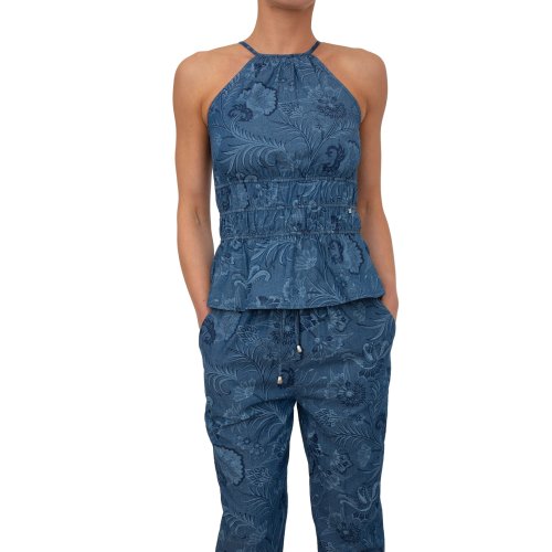 Жіночий топік  KOCCA TOP BLU DENIM