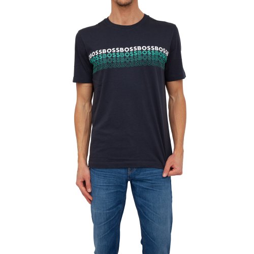 Мужская футболка HUGO BOSS Jersey BLU