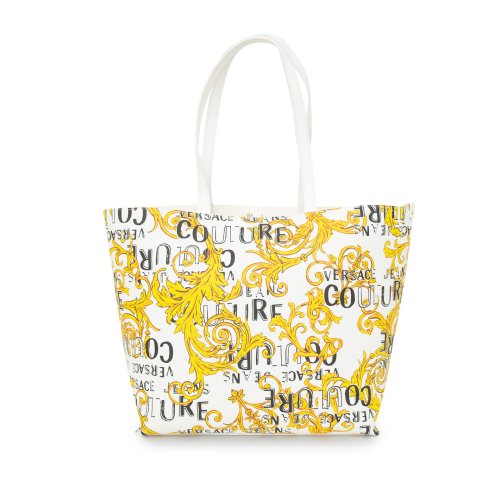 Женская сумка с ручками VERSACE JEANS COUTURE BORSA SHOPPING BAG BIANCO