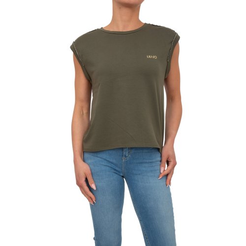 Жіноча футболка LIU JO T-SHIRT M/C VERDE