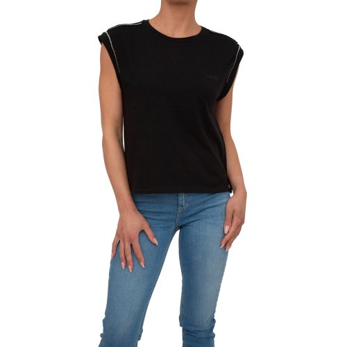 Жіноча футболка LIU JO T-SHIRT M/C NERO