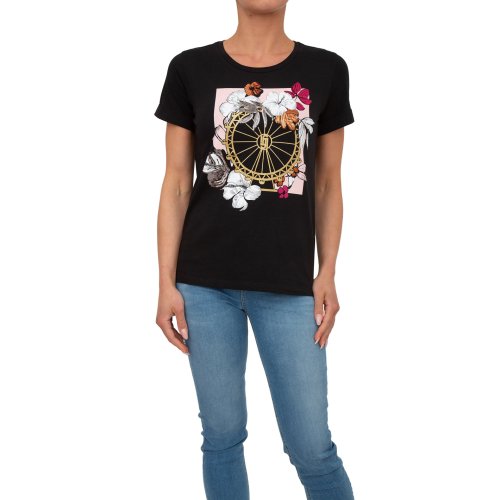 Жіноча футболка LIU JO ECS T-SHIRT M/C NERO