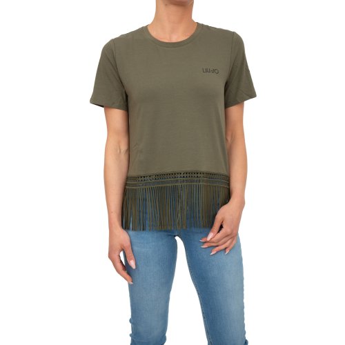 Жіноча футболка LIU JO T-SHIRT M/C VERDE