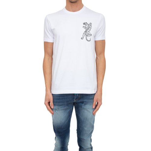 Мужская футболка BIKKEMBERGS MAGLIETTA BIANCO