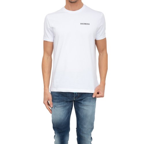 Чоловіча футболка BIKKEMBERGS MAGLIETTA BIANCO