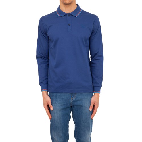 Чоловіче поло PAUL&SHARK POLO BASE COTONE BLU