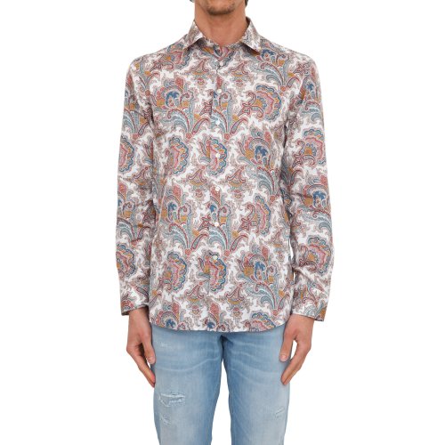 Мужская рубашка с длинным рукавом ETRO CAMICIA FANTASIA