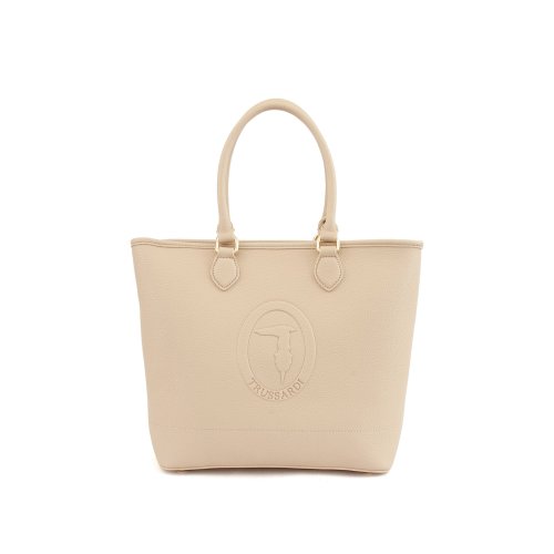 Жіноча сумка з ручками TRUSSARDI IRIS SHOPPER BEIGE