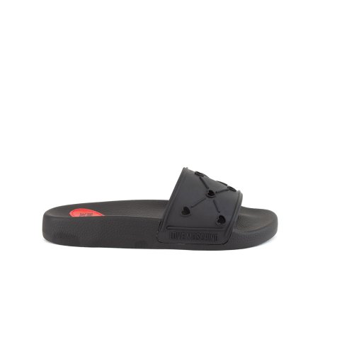 Женские шлепанцы LOVE MOSCHINO SABOTD.POOL25 NERO