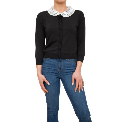 Женский кардиган TWIN-SET CARDIGAN NERO