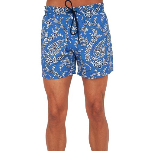 Мужские пляжные шорты ETRO PANTALONCINO MARE C/TASCHINO BLU