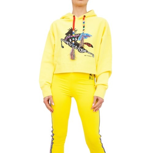 Женская толстовка ETRO FELPA DREAMS JERSEY GIALLO