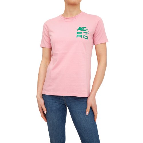 Жіноча футболка ETRO T-SHIRT CLASSICA JERSEY ROSA