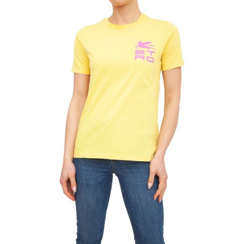 Жіноча футболка ETRO T-SHIRT CLASSICA JERSEY GIALLO