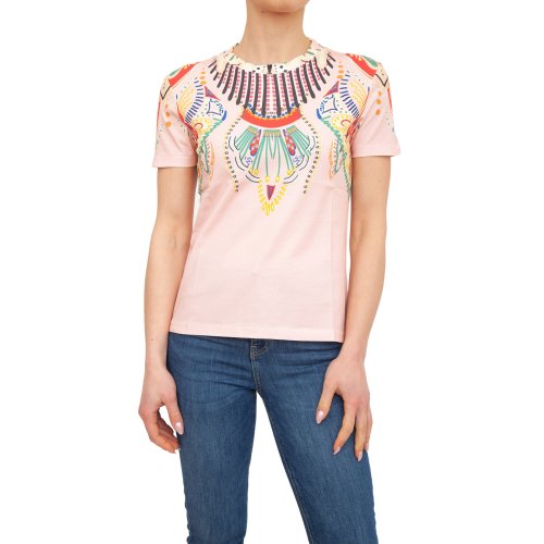 Женская футболка ETRO T-SHIRT FITTED JERSEY ROSA