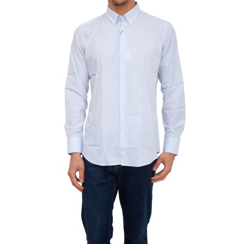 Мужская рубашка с длинным рукавом LIU JO CAMICIA AZZURRO