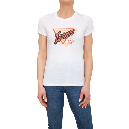 Женская футболка GUESS JEANS Embellished t-shirts BIANCO